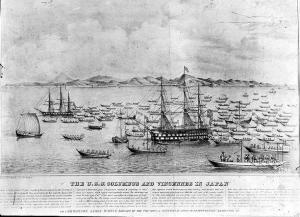 LLegada del Comodoro Perry a Japón en 1853